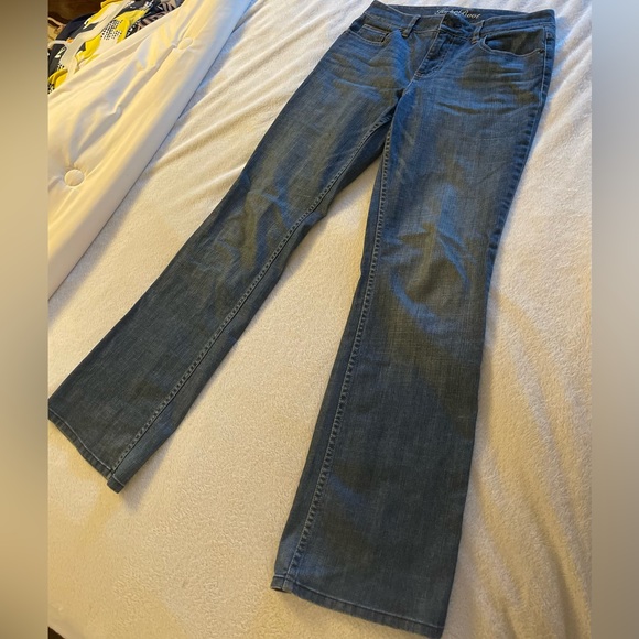 2009 Vintage Tommy Hilfiger Women’s Cotton Boot Cut Jeans Embroidered Pockets - Picture 4 of 7